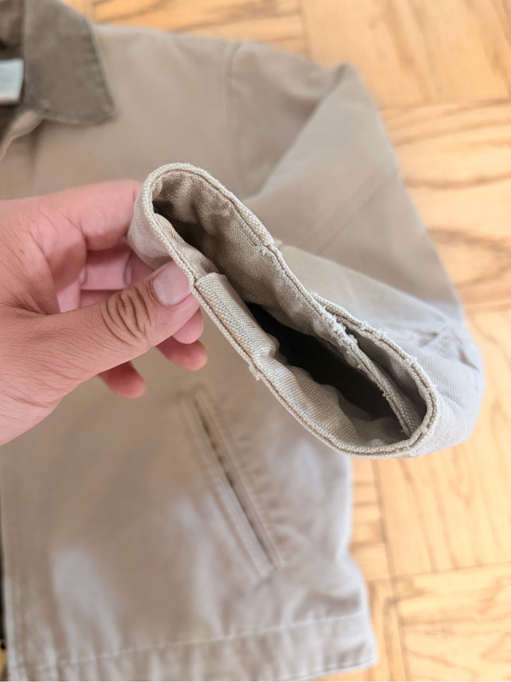 Carhartt Detroit J97 SDL Sandstone Work Jacket - Saddle Color - Picture 8 of 11
